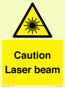 Caution Laser beam